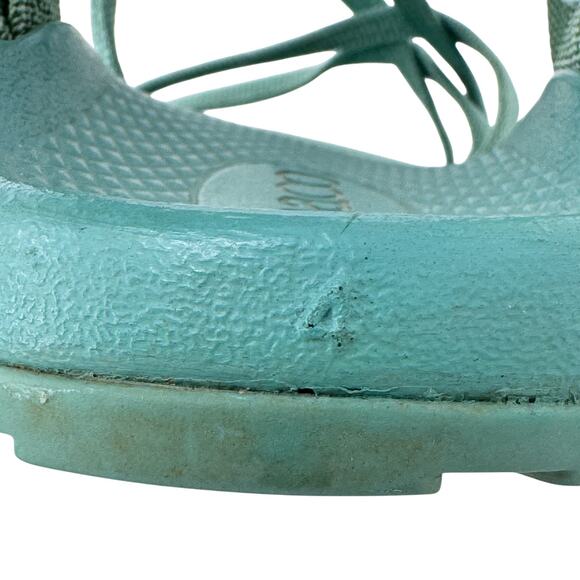 Chaco ZX1 EcoTread Sandal Kid's 4 Green Diamond‎ Classic Fit Slip-Resistant - Picture 8 of 11